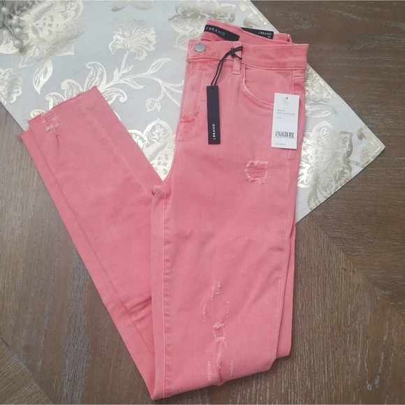 J BRAND Maria High Rise Skinny Distressed Jeans - Picture 6 of 8